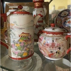 Antique Japanese Tea Set